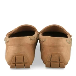 Mocassins COGNAC Femme Motif Uni A Enfiler