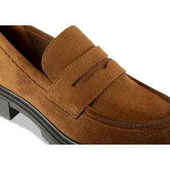Mocassins COGNAC Femme Motif Uni Lacets