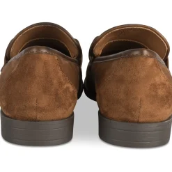 Mocassins COGNAC Femme Motif Uni A Enfiler
