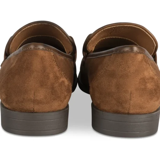 Mocassins COGNAC Femme Motif Uni A Enfiler