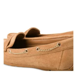 Mocassins COGNAC Femme Motif Uni A Enfiler