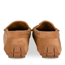 Mocassins COGNAC Femme Motif Chaîne A Enfiler