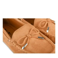 Mocassins COGNAC Femme Motif Uni A Enfiler