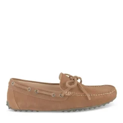 Mocassins COGNAC Homme CUIR Motif Uni A Enfiler