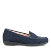 Mocassins Confort MARINE Femme CUIR