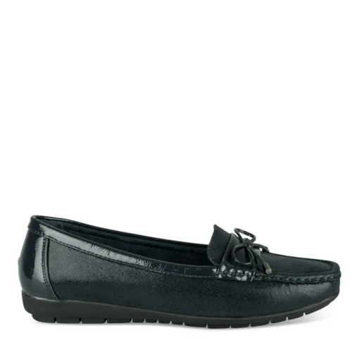 Mocassins Confort MARINE Femme Motif Uni A Enfiler