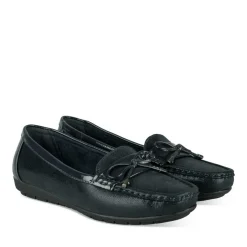 Mocassins Confort MARINE Femme Motif Uni A Enfiler