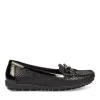 Mocassins Confort NOIR Femme Motif Uni