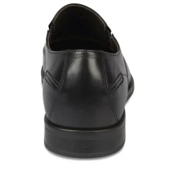 Mocassins Confort NOIR Homme CUIR A Enfiler