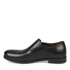 Mocassins Confort NOIR Homme CUIR A Enfiler