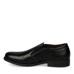 Mocassins Confort NOIR Homme CUIR A Enfiler