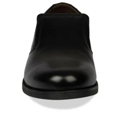Mocassins Confort NOIR Homme CUIR A Enfiler