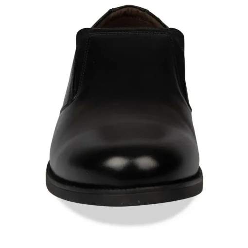 Mocassins Confort NOIR Homme CUIR A Enfiler