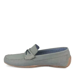 Mocassins GRIS Homme CUIR