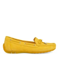 Mocassins JAUNE Femme A Enfiler
