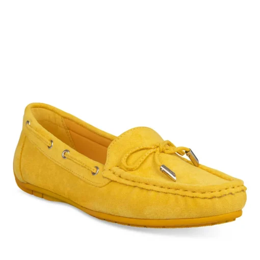 Mocassins JAUNE Femme A Enfiler