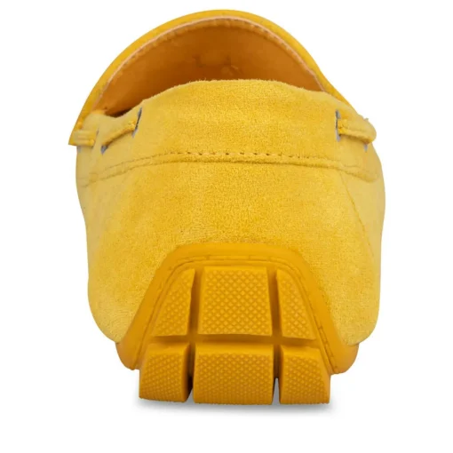 Mocassins JAUNE Femme A Enfiler