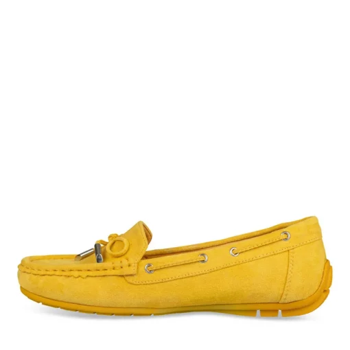 Mocassins JAUNE Femme A Enfiler