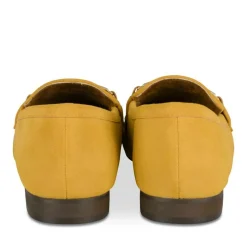 Mocassins JAUNE Femme Motif Uni A Enfiler