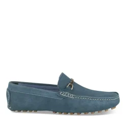 Mocassins JEANS Homme CUIR Motif Uni A Enfiler