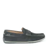 Mocassins JEANS Homme CUIR Motif Uni A Enfiler