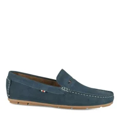 Mocassins JEANS Homme CUIR Motif Uni A Enfiler