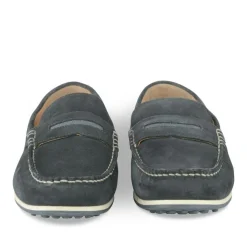 Mocassins JEANS Homme CUIR Motif Uni A Enfiler