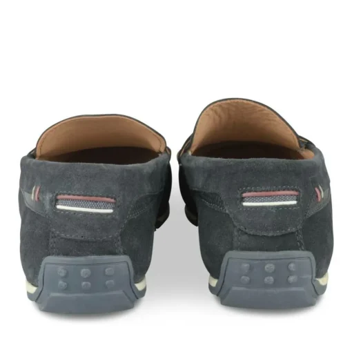 Mocassins JEANS Homme CUIR Motif Uni A Enfiler