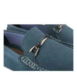 Mocassins JEANS Homme CUIR Motif Uni A Enfiler