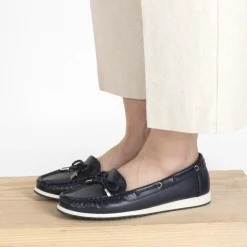 Mocassins MARINE Femme Motif Uni A Enfiler
