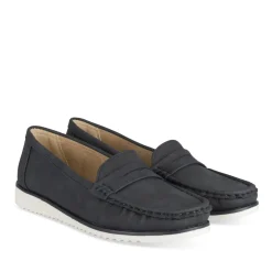 Mocassins MARINE Femme Motif Uni A Enfiler