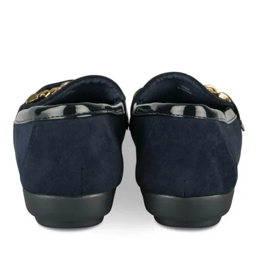 Mocassins MARINE Femme Motif Chaîne A Enfiler