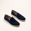 Mocassins MARINE Homme CUIR Motif Uni A Enfiler