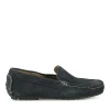 Mocassins MARINE Homme CUIR Motif Uni A Enfiler