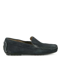 Mocassins MARINE Homme CUIR Motif Uni A Enfiler