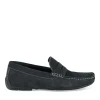 Mocassins MARINE Homme CUIR Motif Uni A Enfiler