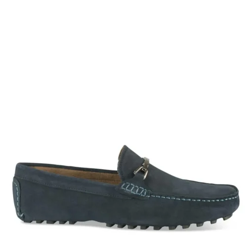 Mocassins MARINE Homme CUIR Motif Uni A Enfiler