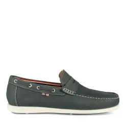 Mocassins MARINE Homme CUIR Motif Uni A Enfiler
