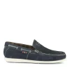 Mocassins MARINE Homme CUIR Motif Uni A Enfiler