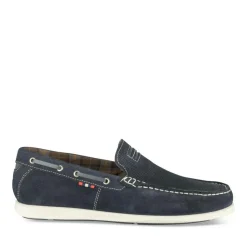 Mocassins MARINE Homme CUIR Motif Uni A Enfiler