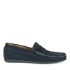 Mocassins MARINE Homme CUIR Motif Uni A Enfiler