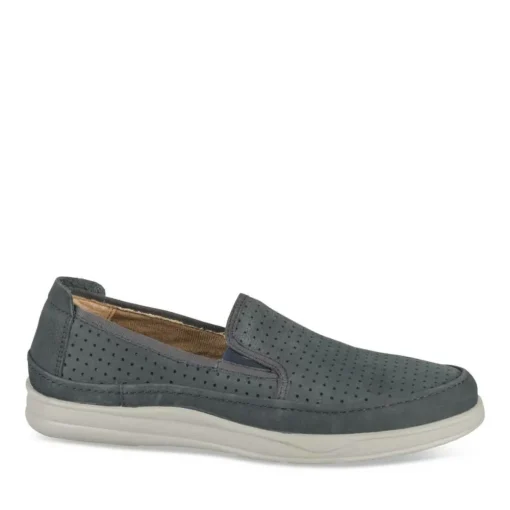 Mocassins MARINE Homme CUIR Motif Uni A Enfiler