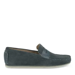 Mocassins MARINE Homme CUIR Motif Uni A Enfiler
