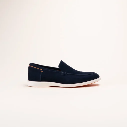 Mocassins MARINE Homme CUIR Motif Uni A Enfiler