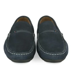 Mocassins MARINE Homme CUIR Motif Uni A Enfiler