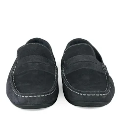 Mocassins MARINE Homme CUIR Motif Uni A Enfiler