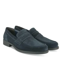 Mocassins MARINE Homme CUIR Motif Uni A Enfiler