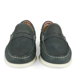 Mocassins MARINE Homme CUIR Motif Uni A Enfiler