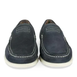 Mocassins MARINE Homme CUIR Motif Uni A Enfiler