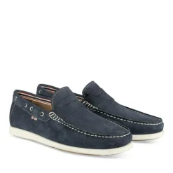 Mocassins MARINE Homme CUIR Motif Uni A Enfiler